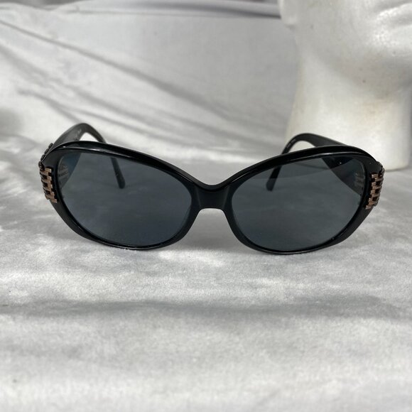 Cole Haan Sunglasses CH 605 Black 59-15-130 - Picture 1 of 8
